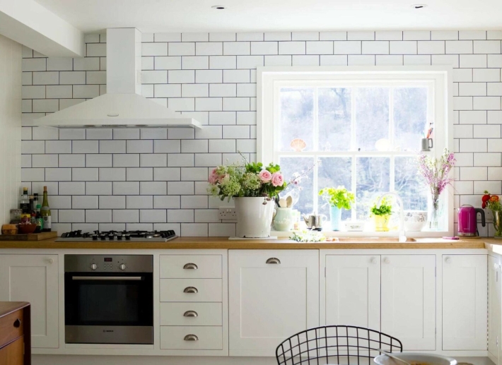 Материалы фартука на кухне