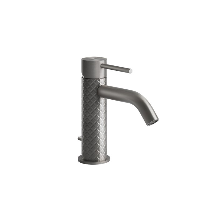 Gessi Смеситель однорычажный с донным клапаном, Intreccio, 54101#239 цвет: шлифованная сталь