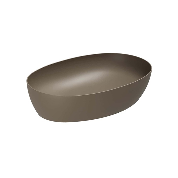 Azzurra раковина накладная 60х40х14см., без отв., без перелива. цвет: cacao, Azzurra, ELLA060400C0CC*0 цвет: cacao