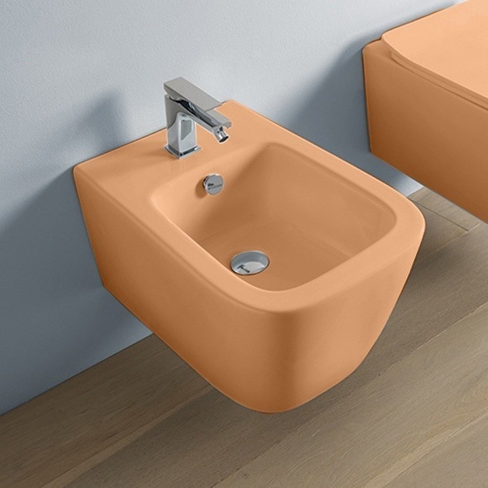 ArtCeram биде (подвесное), asb001 13 00 a16 цвет: оранжевый