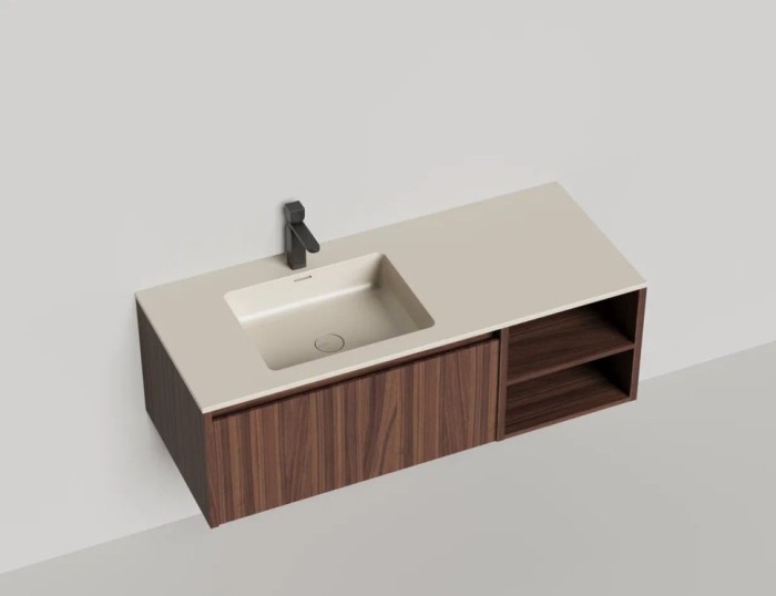 Salini подвесная тумба 1200, domino, 27d212ina цвет: коричневый