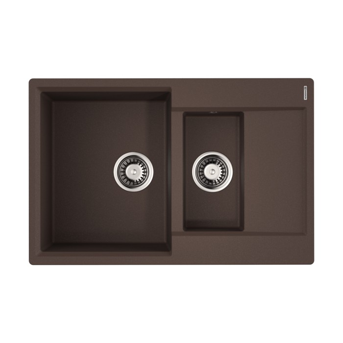 Omoikiri кухонная мойка Daisen 78-2T, темный шоколад арт. 4993534