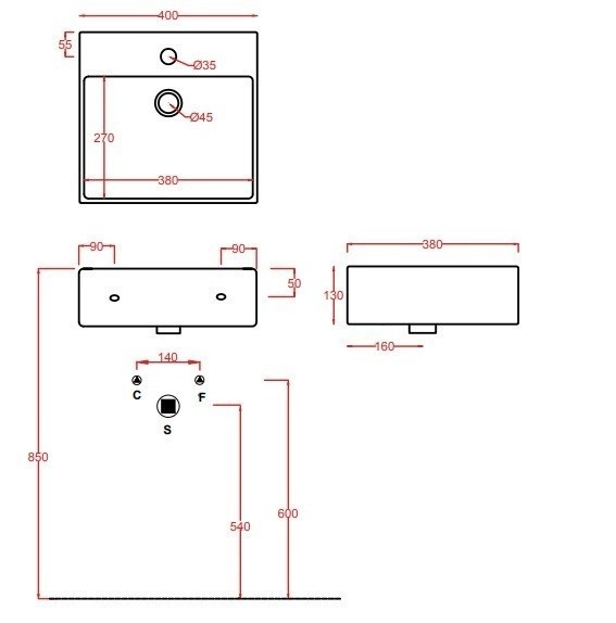 ArtCeram раковина для ванной комнаты, qul005 01 00 quadro цвет: белый глянцевый