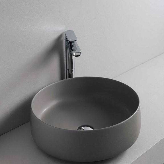 ArtCeram раковина (накладная), col001 15 00 cognac цвет: серый матовый