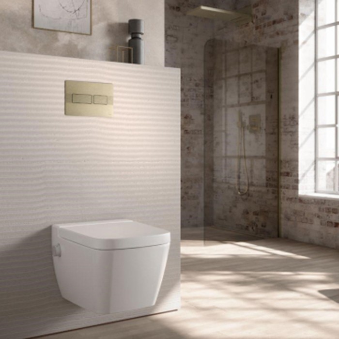 TECE панель смыва с двойной системой смыва для унитаза, никель, solid - 9240437