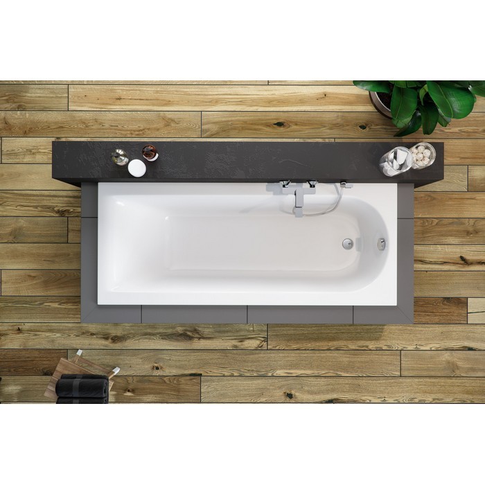 Встраиваемая ванна slim 170x70, Excellent Aurum, арт. WAEX.AUR17WHS