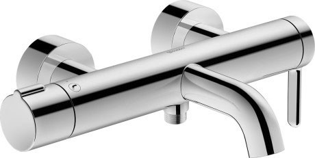 Duravit однорычажный смеситель для ванны c15230000046, c.1, c15230000046 цвет: черный матовый