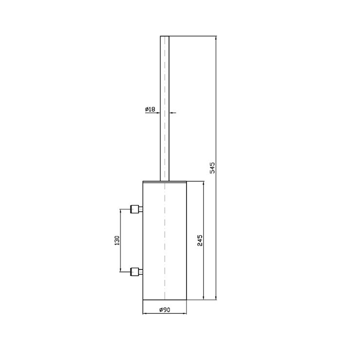 Zucchetti туалетный ёршик, подвесной, savoir, никель арт. zad556.c8