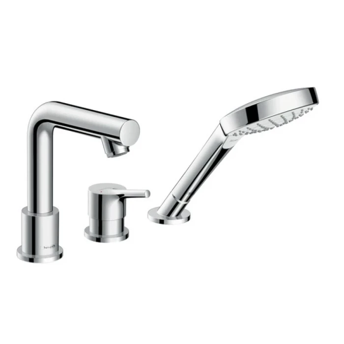 Hansgrohe смеситель на борт ванны на 3 отверстия, Talis S, хром арт. 72416000