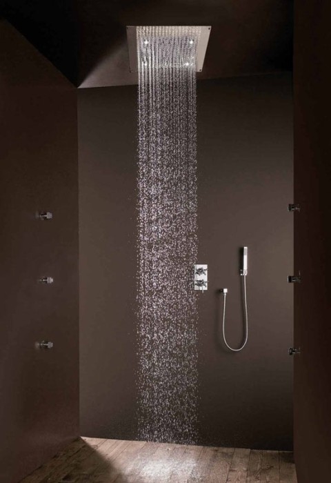 Bossini верхний душ с led подсветкой, dream, хром арт. h37395.030