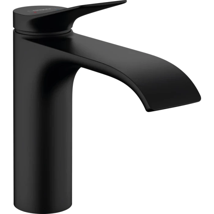 Hansgrohe смеситель для раковины без донного клапана, Vivenis, черный арт. 75022670