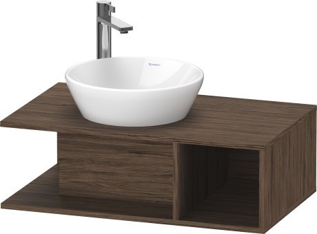 Duravit тумба подвесная 800 x 480 мм, d-neo, de491802121 цвет: орех темный