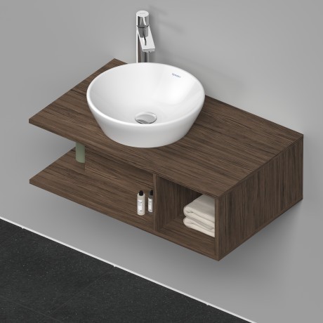 Duravit тумба подвесная 800 x 480 мм, d-neo, de491802121 цвет: орех темный