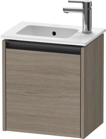 Duravit тумба подвесная под раковину 292 мм х 410 мм х 440 мм, с 1 дверцей, ketho.2, k25060l35350000 цвет: дуб терра