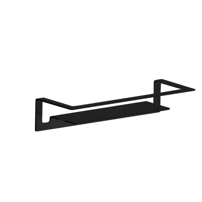 Almar полка для ванной комнта, showers accessories, e300001.mb цвет: черный