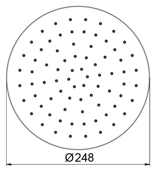 Almar верхний душ emotion head showers, арт. e044049.hb