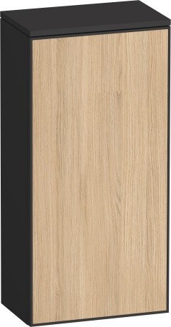 Duravit средний шкаф петли справа 240 мм х 400 мм х 819 мм, zencha, ze1350r30800000 цвет: натуральный дуб/графит суперматовый