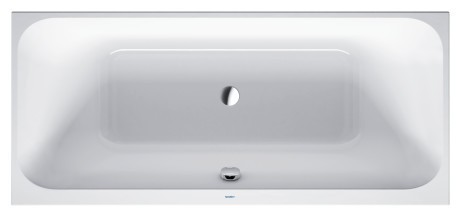 Duravit акриловая ванна happy d2 1800 х 800 c двумя наклонами для спины, встраиваемая, happy d.2, 700314000000000 цвет: белый