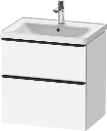 Duravit тумба подвесная под раковину 634 мм х 452 мм, d-neo, de435401818 цвет: gres pietra grey opaco