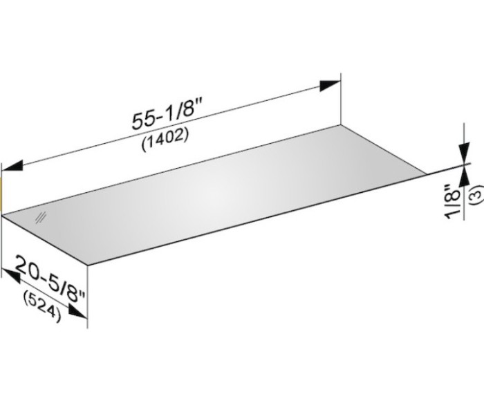 Keuco декоративная верхняя крышка из кристаллина для боковой тумбы, edition 11, арт. 31326 149001