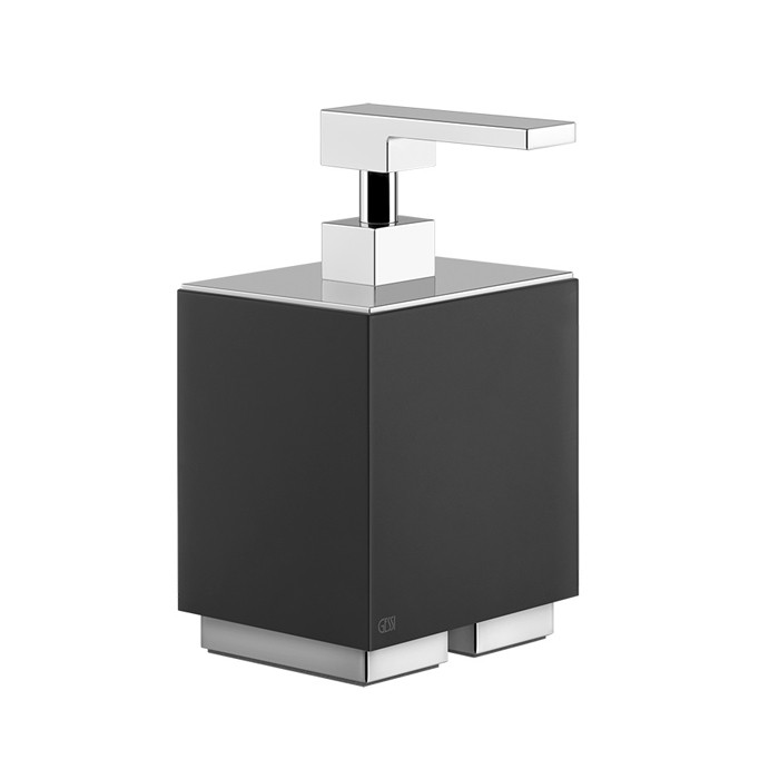 Gessi Дозатор для жидкого мыла настольный, Rettangolo, 20838#031 цвет: хром/черный