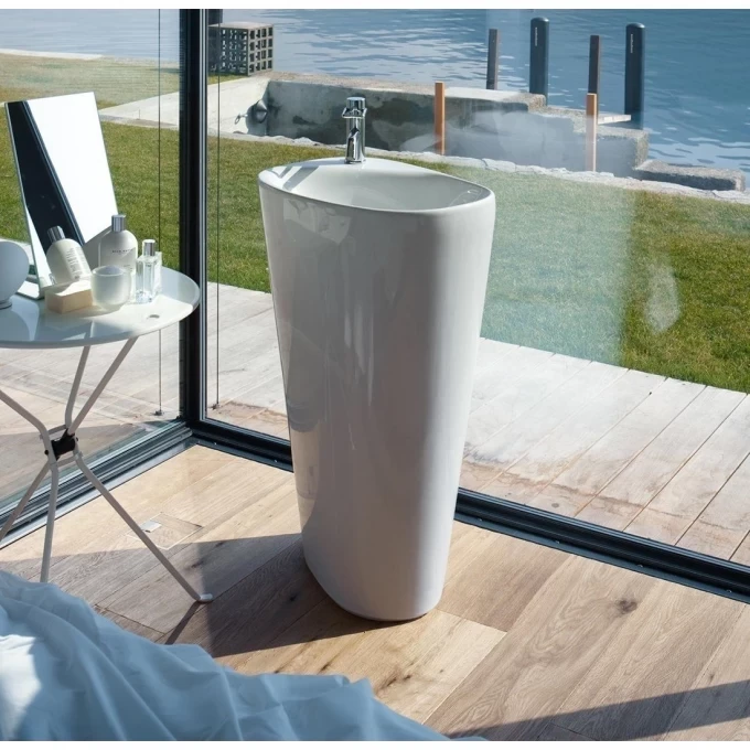 LAUFEN раковина напольная 52x40, PALOMBA - 8.1180.3.000.104.1