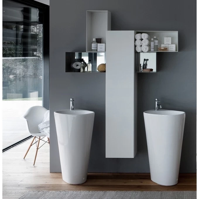 LAUFEN раковина напольная 52x40, PALOMBA - 8.1180.3.000.104.1