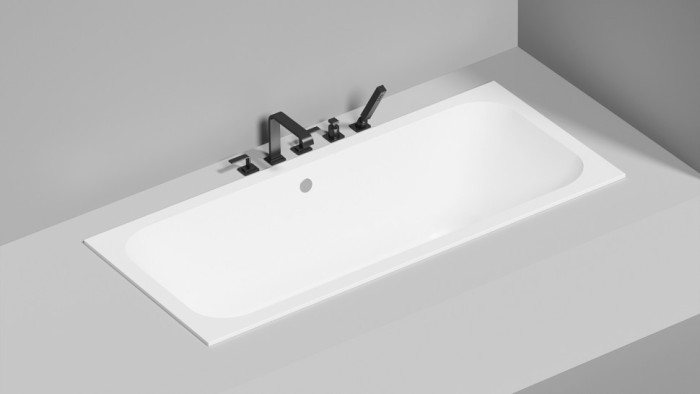 Salini ванна встраиваемая 170x75, orlanda, 103213mrf цвет: матовый белый