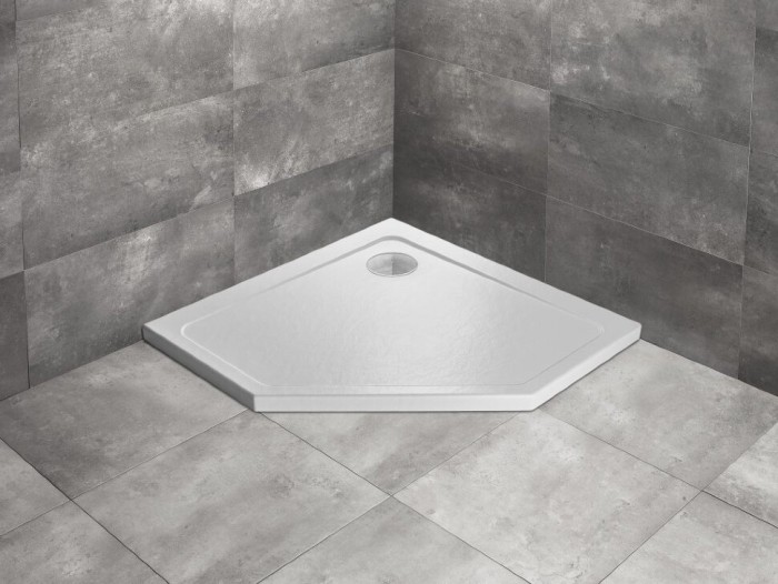Radaway душевой поддон 900x900 см pt stone white, цвет: белый, Doros Plus - SDRPT9090-01-04S
