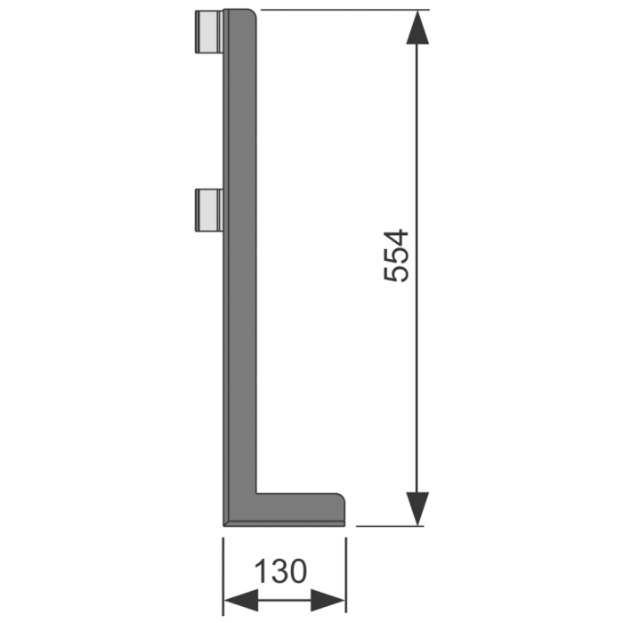 TECE опора для отдельностоящей стены, - 9030017