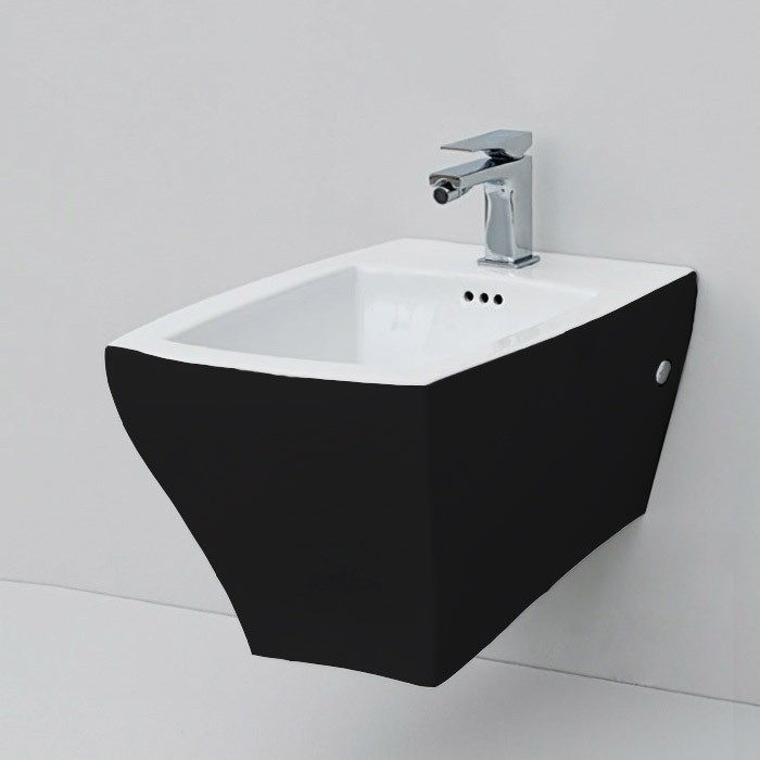 ArtCeram биде (подвесное), jzb001 01 50 jazz цвет: черный