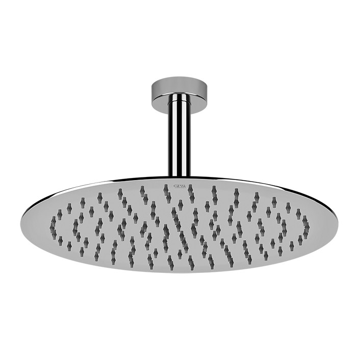 Gessi Верхний душ, потолочная, поворотная с шарниром, с защитой от известкового налёта, Emporio shower, 47259#238 цвет: mirror steel