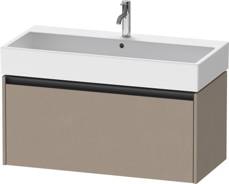 Duravit тумба подвесная под раковину 460 мм х 984 мм х 440 мм, ketho.2, k25078075750000 цвет: лён