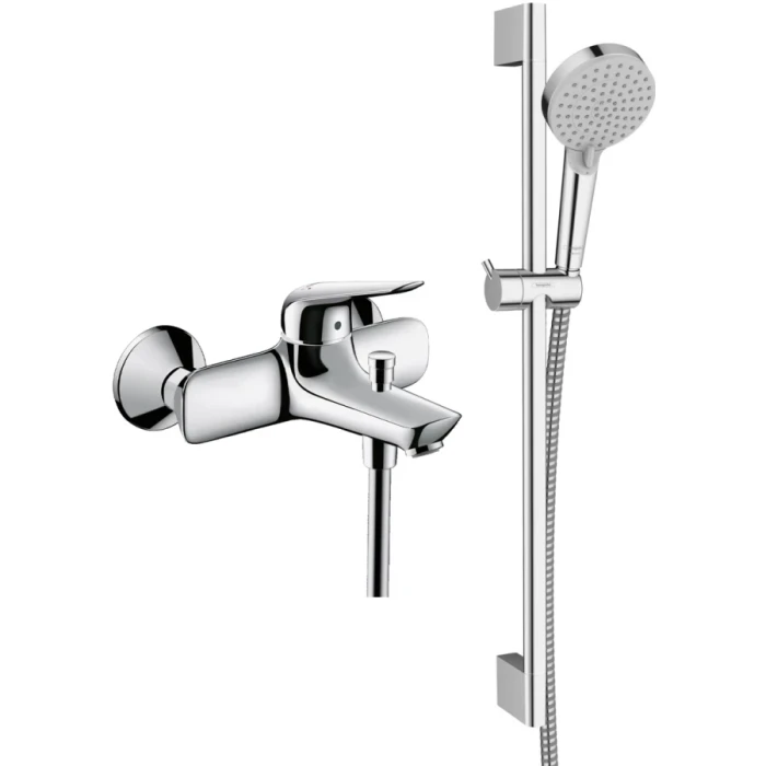 Hansgrohe смеситель для ванны, Novus, хром арт. SET/71040000/26275000