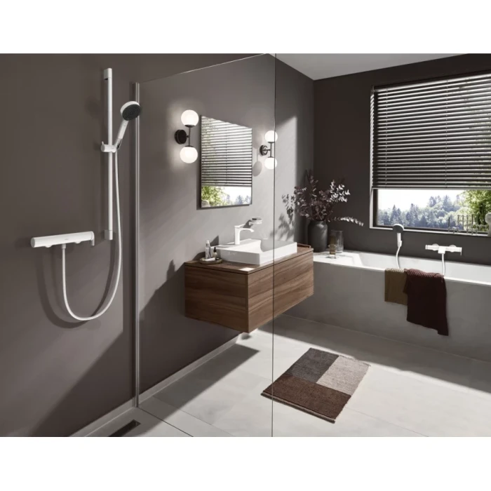 Hansgrohe смеситель для раковины с донным клапаном, Vivenis, белый арт. 75020700
