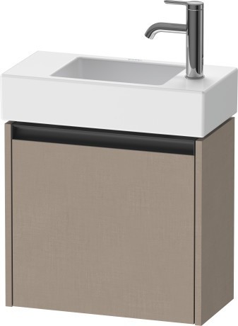 Duravit тумба подвесная под раковину 238 мм х 484 мм х 440 мм, ketho.2, k25072l75750000 цвет: лён