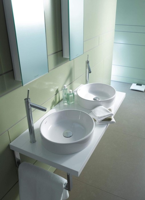 Duravit раковина встраиваемая сверху 44х40см, starck 2, 2321440000 цвет: белый