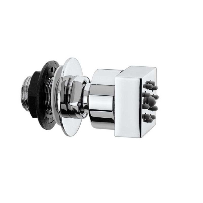 Bossini форсунка боковая для душа gom box, cubic, хром арт. i00136.030