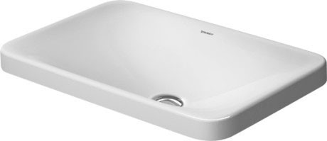 Duravit раковина встраиваемая сверху 0377550000 55х45см, p3 comforts, 037755 00 00 цвет: белый