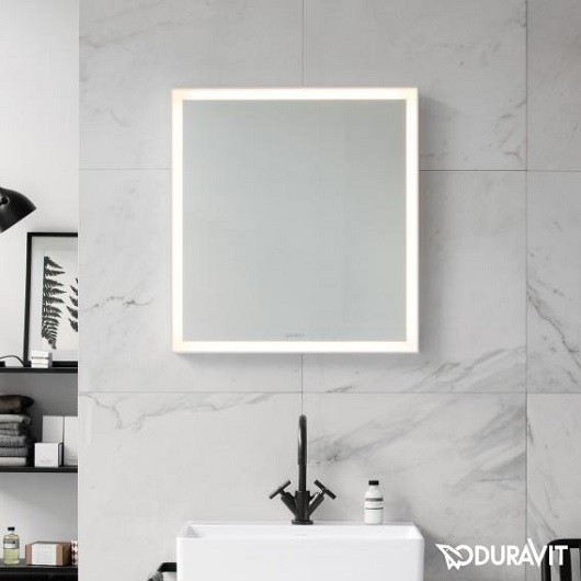 Duravit зеркало с подсветкой, l-cube, lc738000000 цвет: