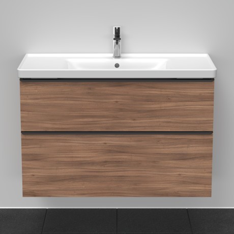 Duravit тумба подвесная под раковину 984 мм х 452 мм, d-neo, de435607979 цвет: орех натуральный