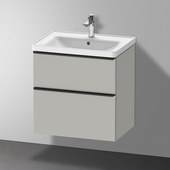 Duravit тумба подвесная под раковину 634 мм х 452 мм, d-neo, de435400707 цвет: бетонно-серый матовый