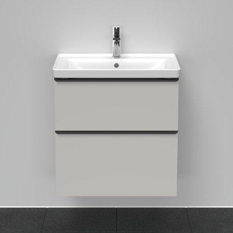 Duravit тумба подвесная под раковину 634 мм х 452 мм, d-neo, de435400707 цвет: бетонно-серый матовый