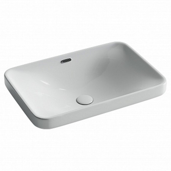 Ceramicanova встраиваемая сверху раковина element, cn5041 цвет: белый