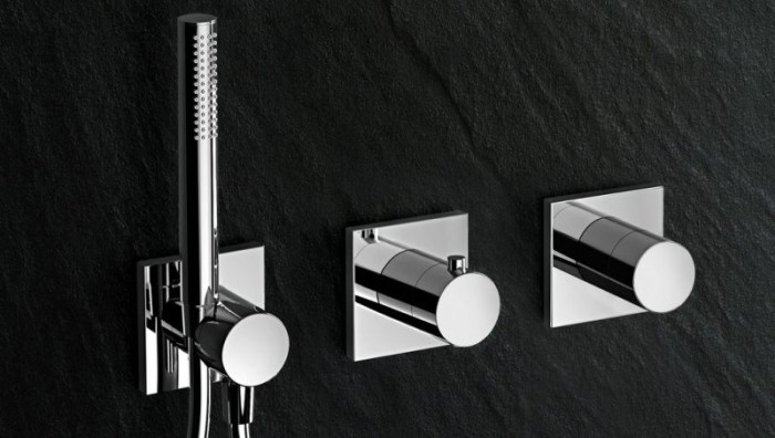 Keuco переключатель на 3 потребителя с квадратной розеткой, c рукояткой pure, ixmo, черный матовый арт. 59548 370002