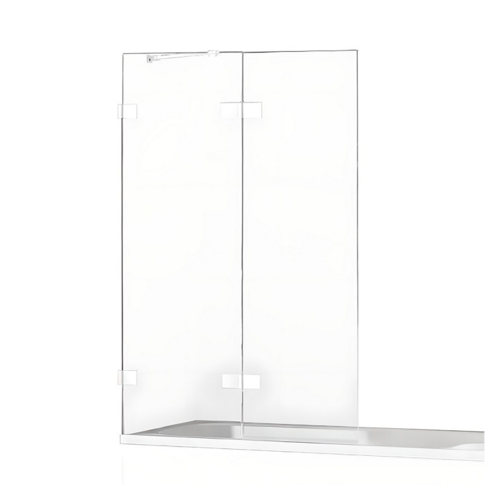 Шторка для ванны 130x150 l, New trendy Avexa white, белый арт. EXK-2978