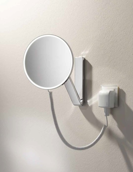 Keuco косметическое зеркало с подсветкой, ilook move, хром арт. 17612 019001