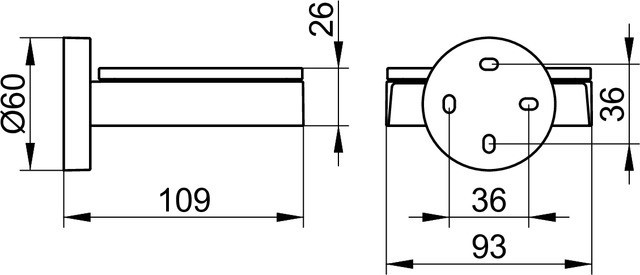 Keuco запасная мыльница из хрустального стекла, edition 90, прозрачный арт. 19055 009000