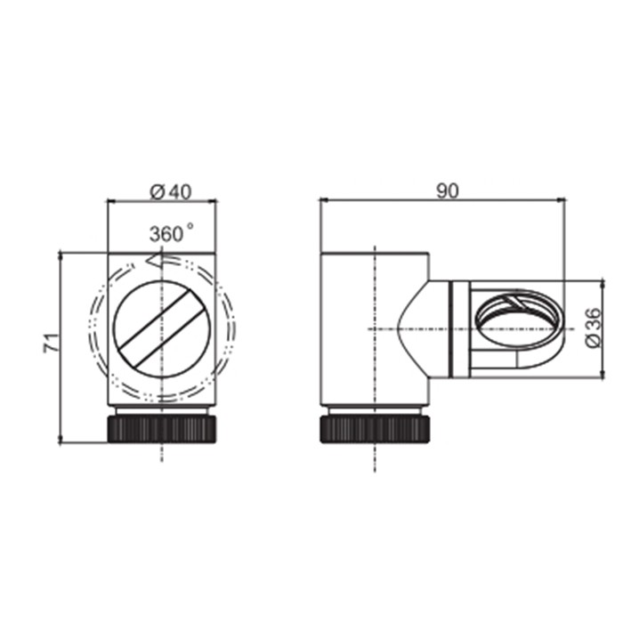 Fima Carlo Frattini подвижный держатель для душа outdoor, нержавеющая сталь арт. f6705inox