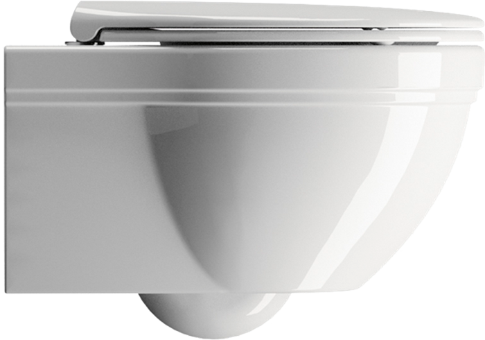 GSI Подвесной унитаз 37х55 см, без крепежа в комплекте, без сиденья, Classic - 871211